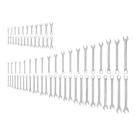 Tekton Stubby and Standard Length Combination Wrench Set, 71-Piece (1/4 - 1-1/4 in., 6 - 32 mm) WCB90904